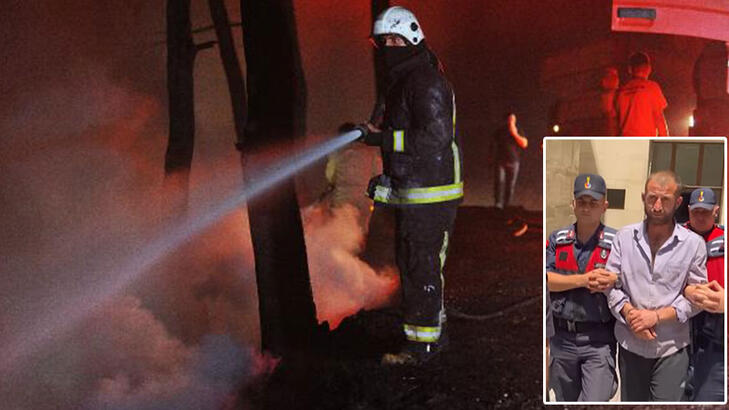 Ormanı yaktıktan sonra gittiği evinde uyurken yakalandı Ben orman sevdalısıyım dedi