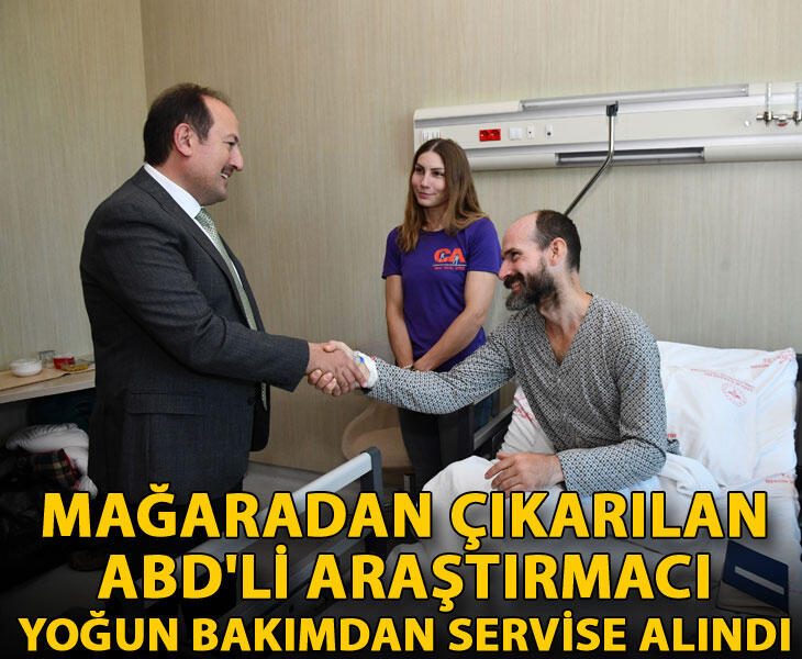 Mağaradan çıkarılan ABD li araştırmacı yoğun bakımdan servise alındı