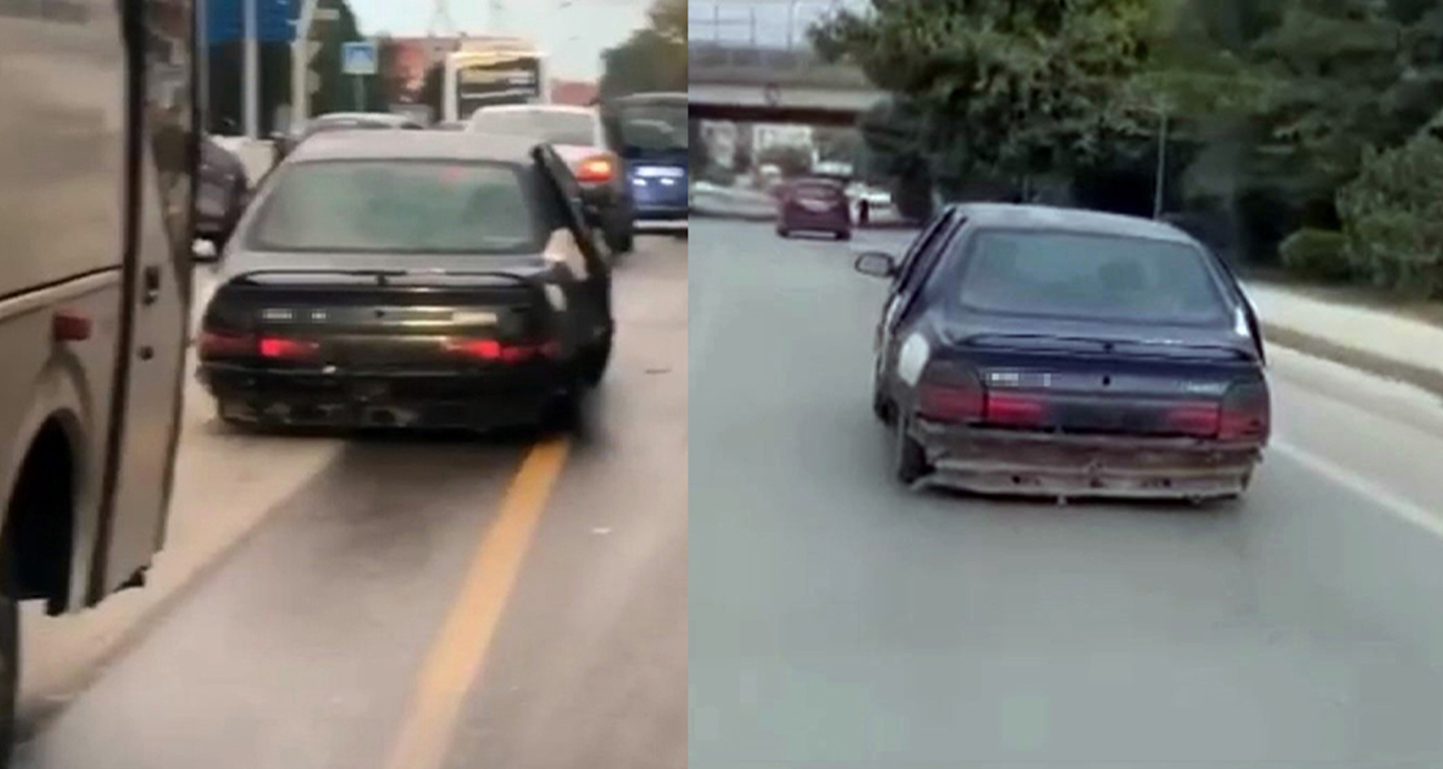 Bu otomobili trafikte görenler dönüp bir daha bakıyor