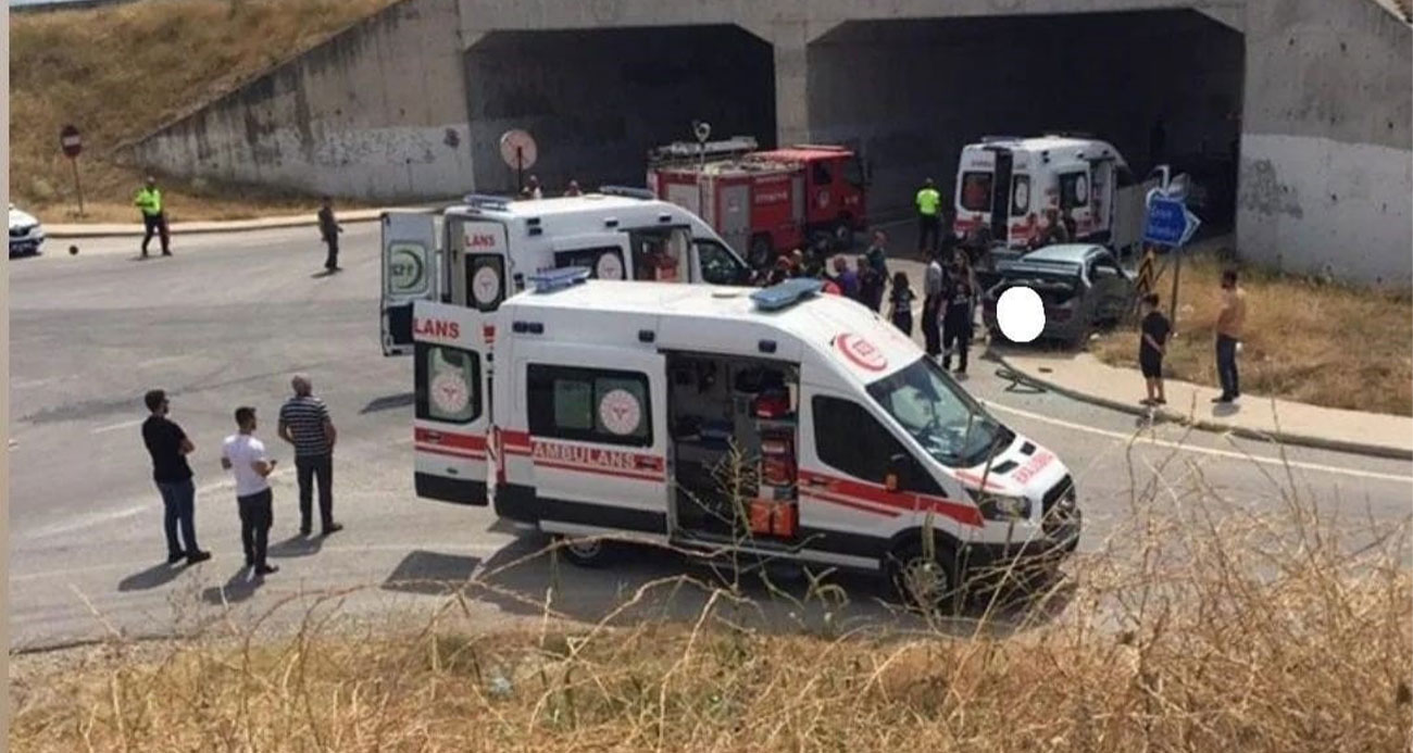 Amasya da zincirleme kaza 1 ölü 3 yaralı