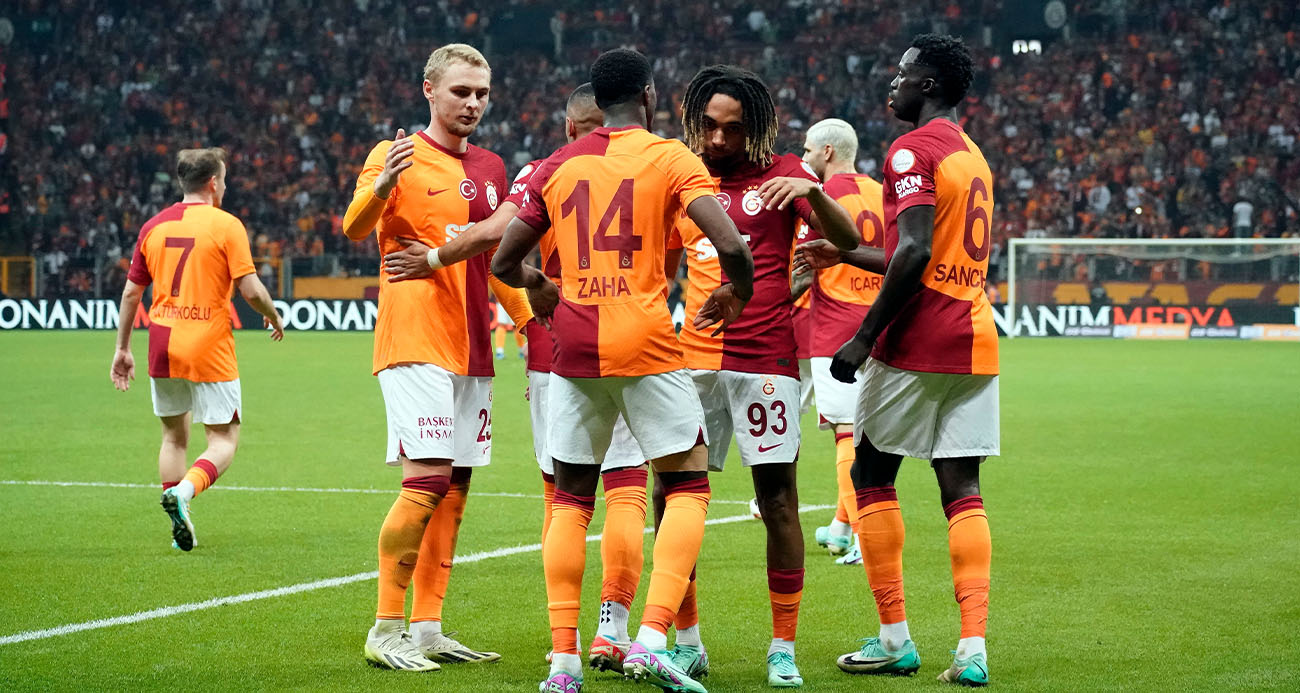 Aslan yeniden zirvede Galatasaray Kasımpaşayı Zahanın golleriyle yendi