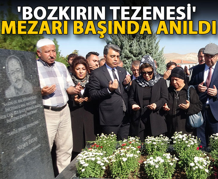 Bozkırın Tezenesi mezarı başında anıldı