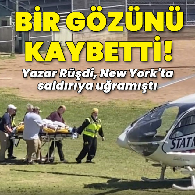 New Yorkta saldırıya uğramıştı Yazar Salman Rüşdi bir gözünü kaybetti bir elini kullanamıyor