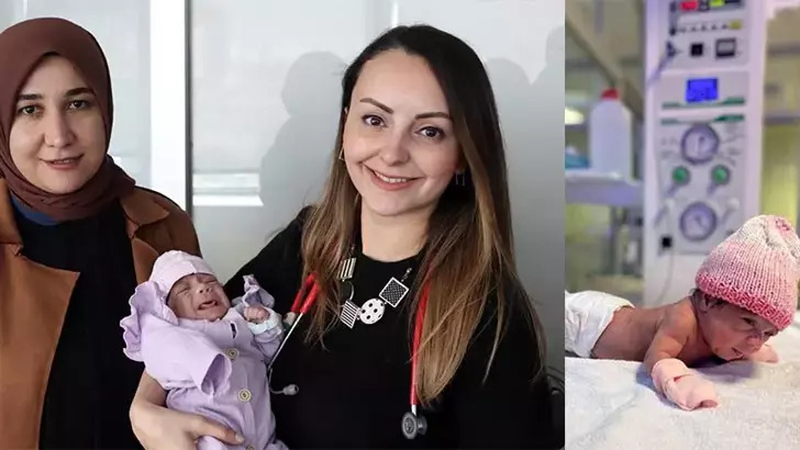 515 gram doğan Elif bebek 98 günlük tedavi sonrası hayata tutundu