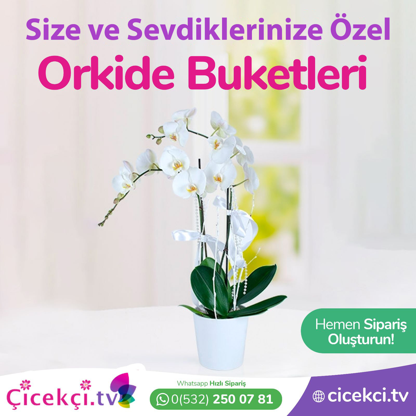 Orkide Buketleri ve Hediye Olarak Neden Alınmalı?